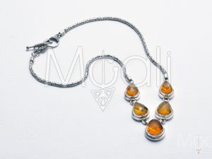 Ambre en argent AM036