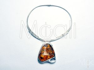 Ambre en argent AM038
