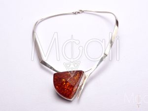 Ambre en argent AM039