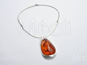 Ambre en argent AM040