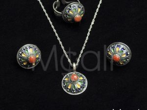 Petite parure en argent T014