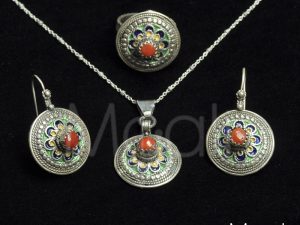 Petite parure en argent T016