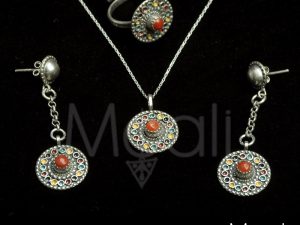 Petite parure en argent T018