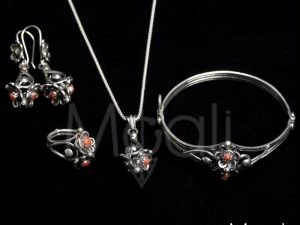 Petite parure en argent T022