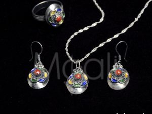 Petite parure en argent T032