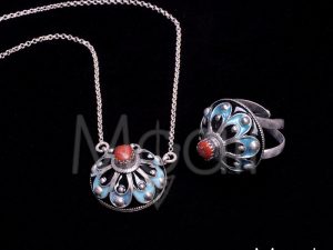 Petite parure en argent T041