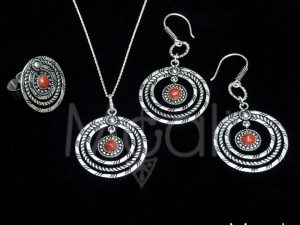 Petite parure en argent T046